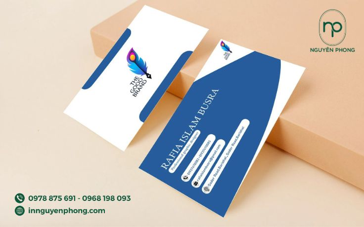 Logo công ty in trên card visit
